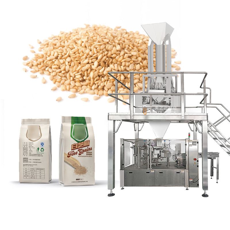 На заказ 1kg 2kg 5kg Бобы Зерно Собака Пища Арахис Сушеные фрукты Рис Сумочка Снакс Гранюля упаковочная машина Производитель