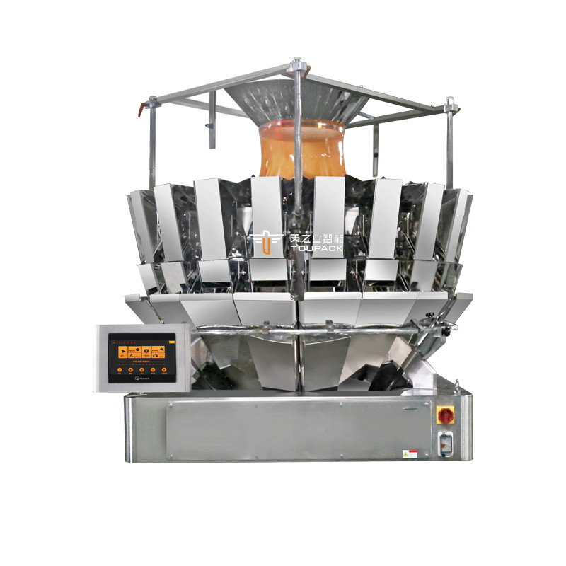 14 Hopper Multihead Weigher Automatic Doypack Packaging Machine Кислород Кукурузные чипы Упаковочная машина