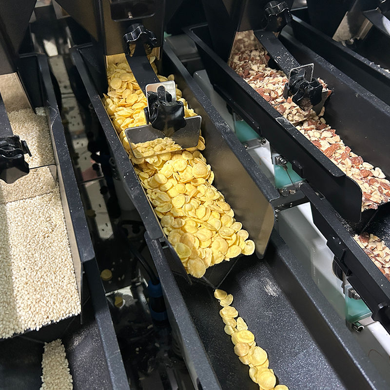 Автоматическая упаковочная машина для корма для попугаев в пакетики 10г-1000г, сахара, орехов, специй, чая, листьев, саше, упаковочная машина с мультиголовочным дозатором