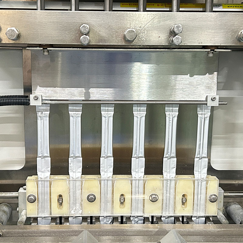 Автоматическая многополосная упаковочная машина для саше-пакетов, многополосная линия, 4-стороннее запечатывание, вертикальная упаковочная машина для пакетов