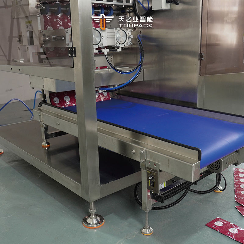 Высокоскоростная многополосная автоматическая машина для упаковки, наполнения и запайки ледяных попсов, конфет, мороженого, соков, многополосных пакетиков для жидких паст, соусов, меда, палочек-мороженого