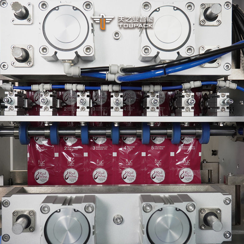 Многополосная 4-сторонняя запаечная машина для жидких паст, кофе, шампуня, упаковочная машина для стиков, упаковочная машина для специй и осушителя, упаковочная машина для гелевых стиков для жидкостей