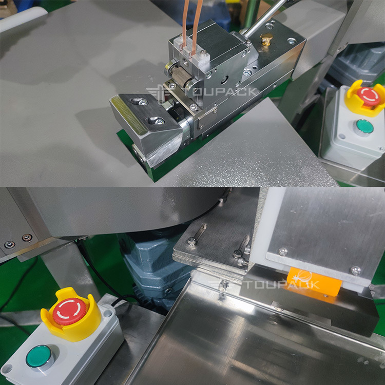 Упаковочная машина для мешков для колбас, фруктов и овощей полуавтоматическая упаковочная машина