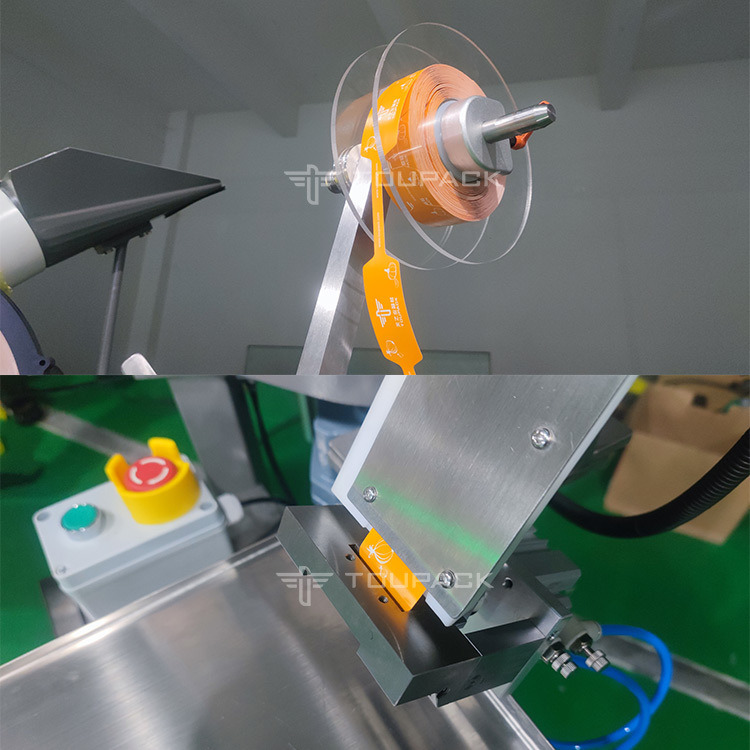 Упаковочная машина для мешков для колбас, фруктов и овощей полуавтоматическая упаковочная машина