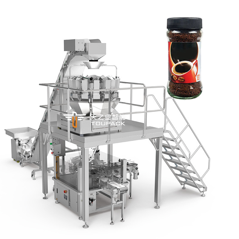 Кофе Пауэр 1 кг 2 кг 5 кг Машина для упаковки молотого кофе Пакет с зип-молнией Машина для упаковки кофе в зернах