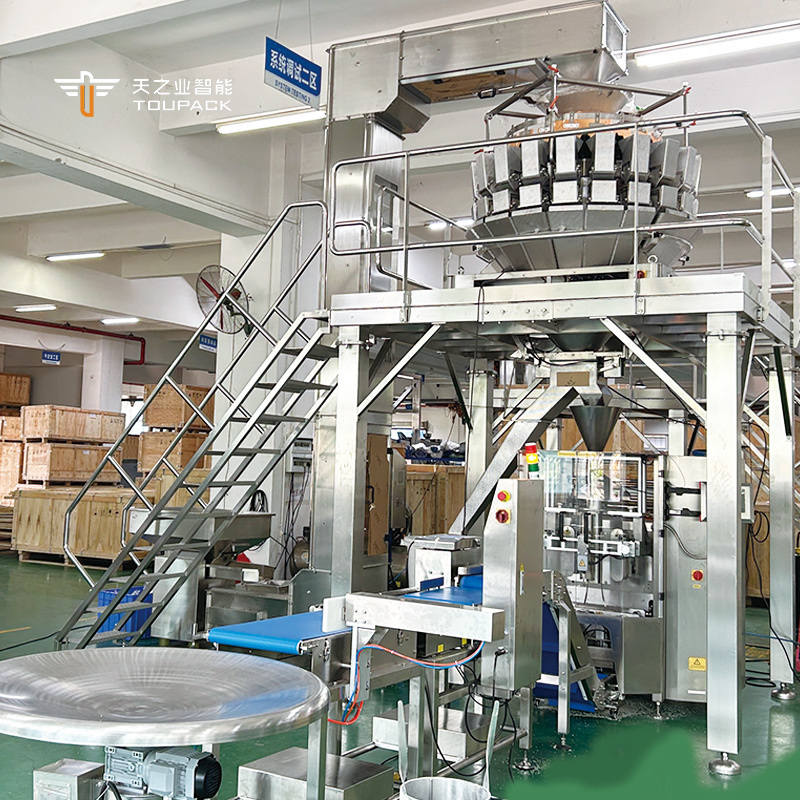 Automatic Multi-Weigher Vertical Packaging Machine For Snack And Biscuit Packaging For Dried Fruit