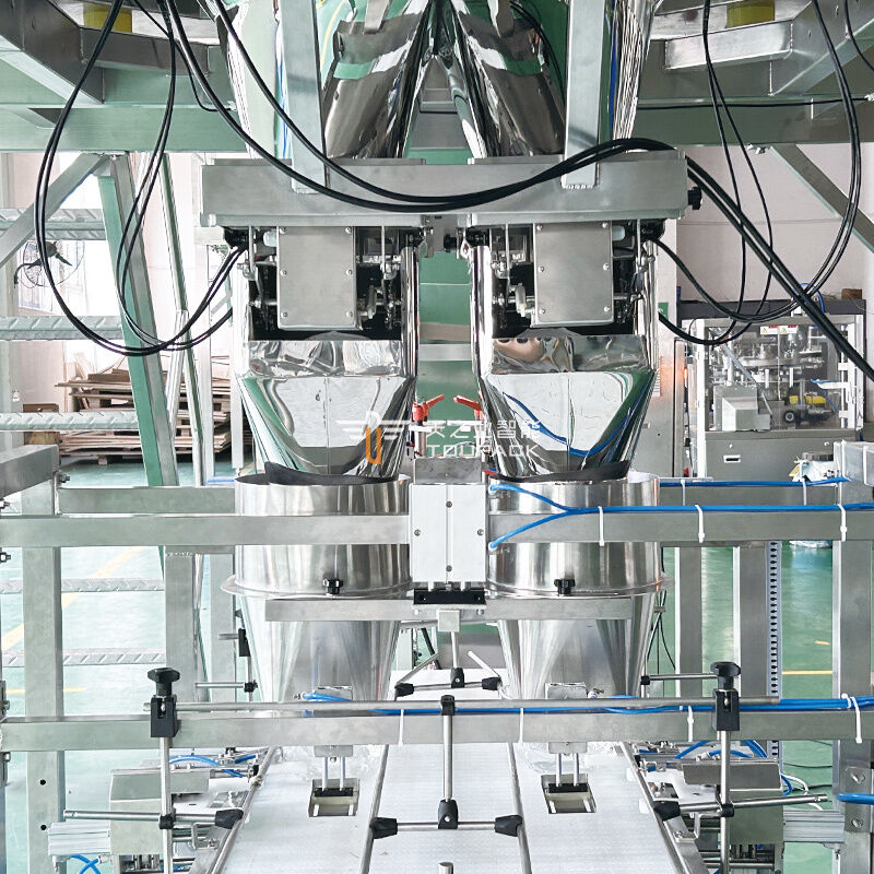 Линия упаковки фруктов раскладушкой Автоматическая машина для взвешивания и наполнения фруктов Система упаковки фруктов в ПЭТ-коробки