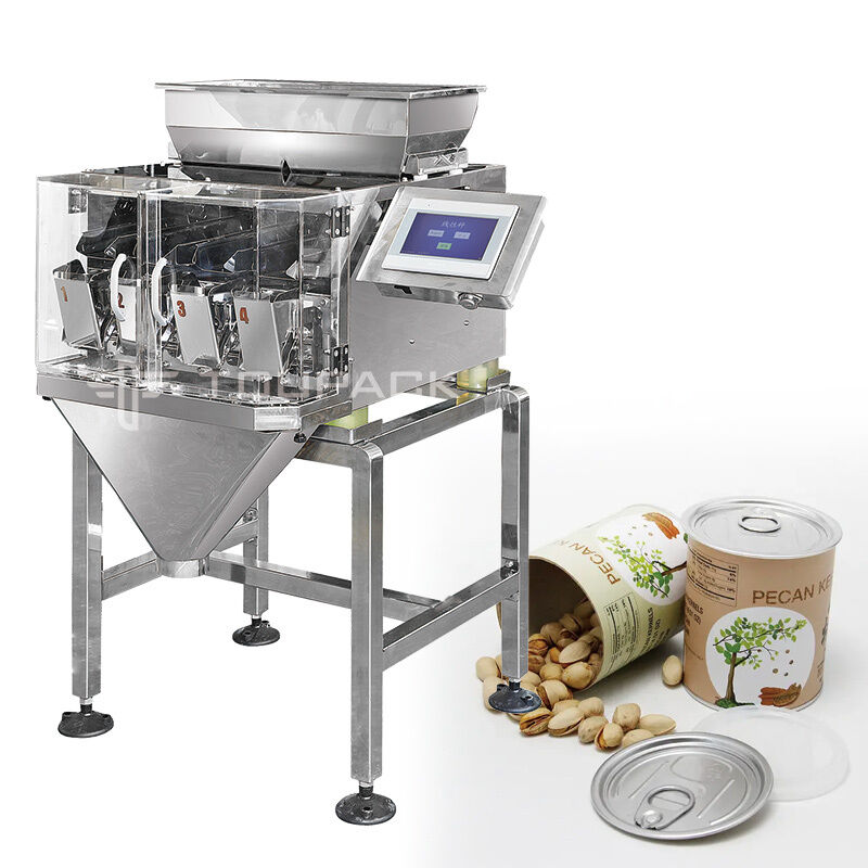 Автоматическая упаковочная линия с линейными весами для риса, сахара, соли, бобов