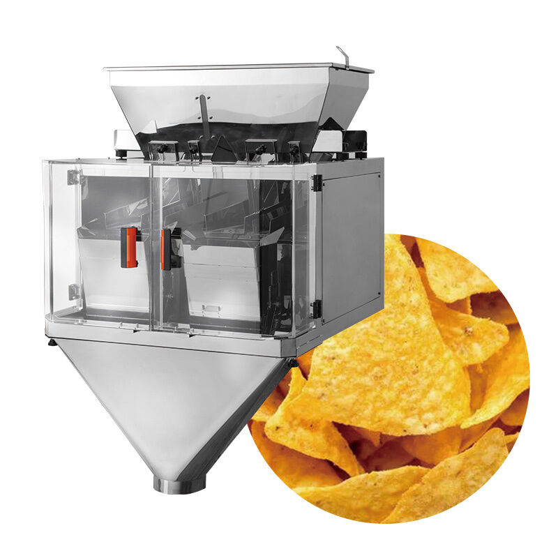 Автоматическая упаковочная линия с линейными весами для риса, сахара, соли, бобов