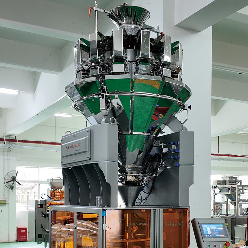 High Precision And Stable Operation High Speed 20-200 Bags/Min Multihead Weighing Packaging Machine For Small Bag Packaging