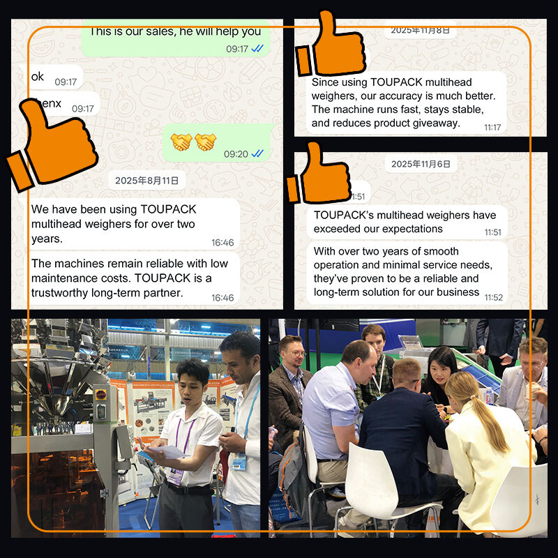 Компактная автоматическая система взвешивания малых продуктов 5-200г 20-200 мешков/мин с модульной конструкцией и высокой точностью управления