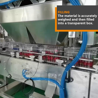 Свежие фрукты пакуя машину завалки томата автоматического зерна Weigher Multihead маленькую