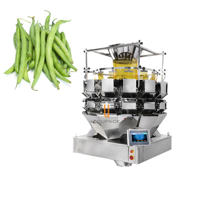 Табак длиной, который будут Weigher Multihead свежих фруктов овоща и вертикальной пакуя машиной