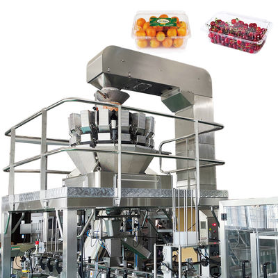 Мотор сервопривода Weigher Multihead точности автоматический управляя машиной упаковки салата овощей плодов