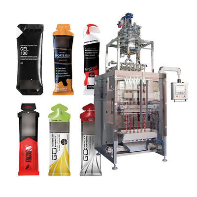 Автоматическая многополосная машина для упаковки жидкостей и паст в небольшие саше, горчица, салат, креветки, устричный соус