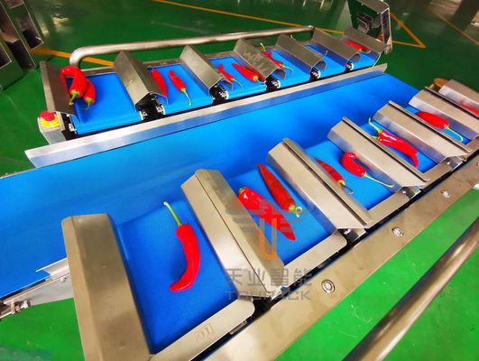 Weigher Multihead плода пояса овощей 2000g 12 Chili