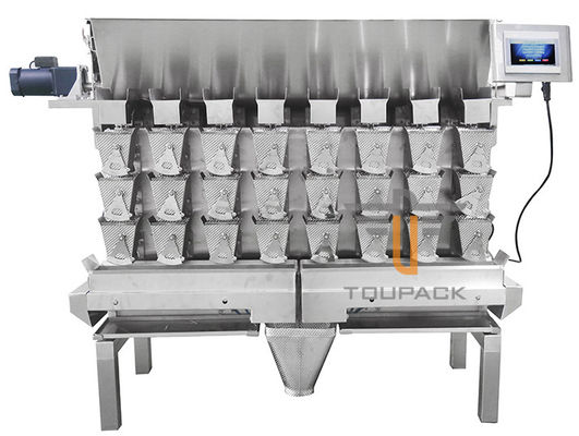 Голова масштаба 14 Weigher Multihead мяса ведра памяти высокой точности липкая