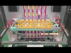 Многополосная упаковочная машина с обратной запайкой TOUPACK Машина для упаковки гранулированных порошков и жидкостей