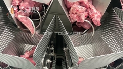 Автоматический Weigher комбинации фидера винта заполняя липкую машину упаковки мяса еды