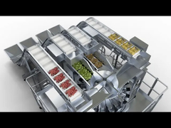 Фасовочная машина для сушеных фруктов 4 в 1 со смешанными продуктами с мультиголовочным дозатором