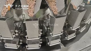Решение для упаковки кормов для домашних животных | 32-головочный мультиголовочный дозатор + горизонтальное уплотнение формы